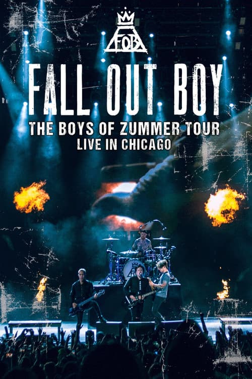 Fall Out Boy: The Boys of Zummer Tour Live in Chicagoのポスター
