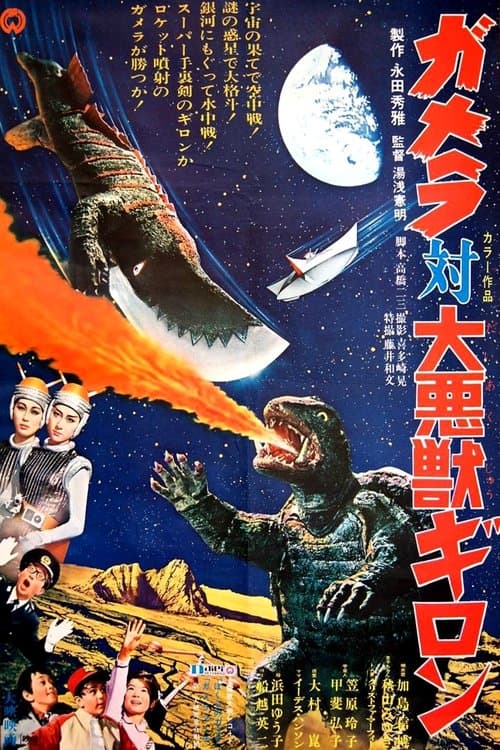 ガメラ対大悪獣ギロンのポスター