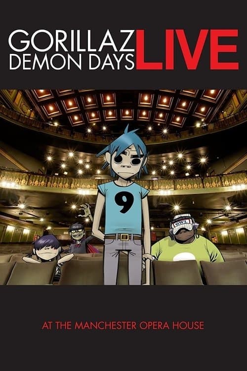 Gorillaz: Demon Days Live at the Manchester Opera Houseのポスター