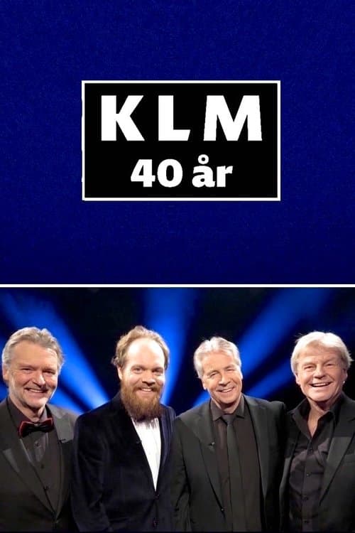 KLM 40 årのポスター