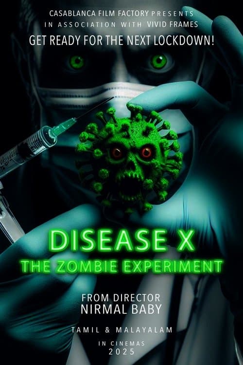 Disease X: The Zombie Experimentのポスター