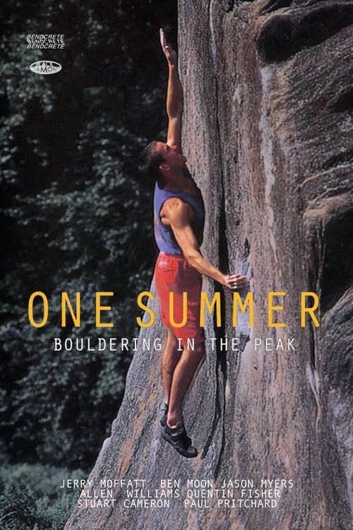 One Summer: Bouldering in the Peakのポスター