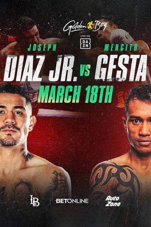 Joseph Diaz Jr vs. Mercito Gestaのポスター