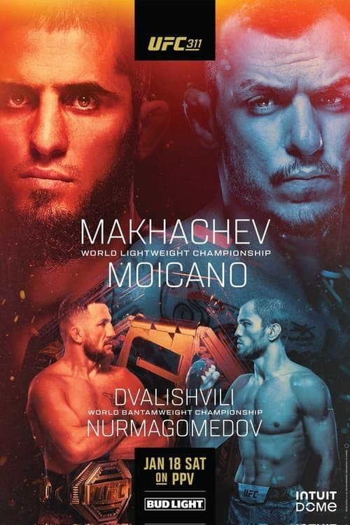 UFC 311: Makhachev vs. Moicanoのポスター