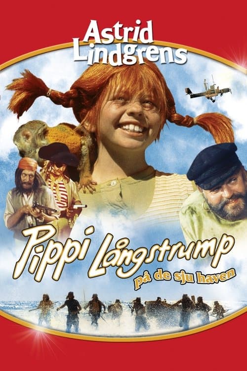 Pippi Långstrump på de sju havenのポスター