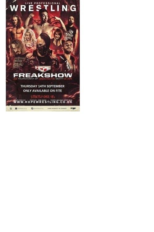HOPE Wrestling Presents Freakshow 6のポスター