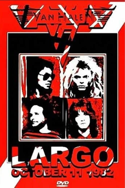 Van Halen: Largo Oct 11, 1982のポスター