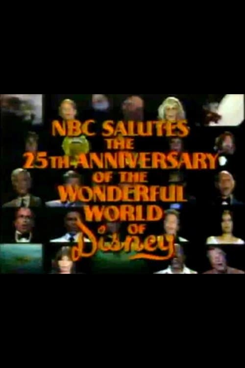 NBC Salutes the 25th Anniversary of the Wonderful World of Disneyのポスター