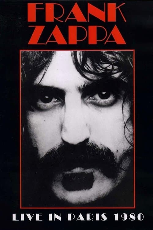 Frank Zappa - Live in Paris 1980のポスター