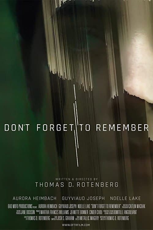 Don't Forget to Rememberのポスター