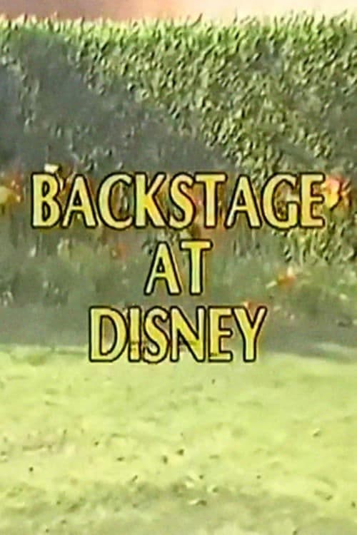 Backstage at Disneyのポスター