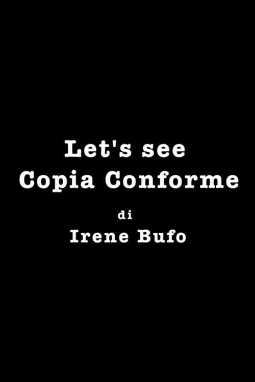 Let's See Copia Conformeのポスター