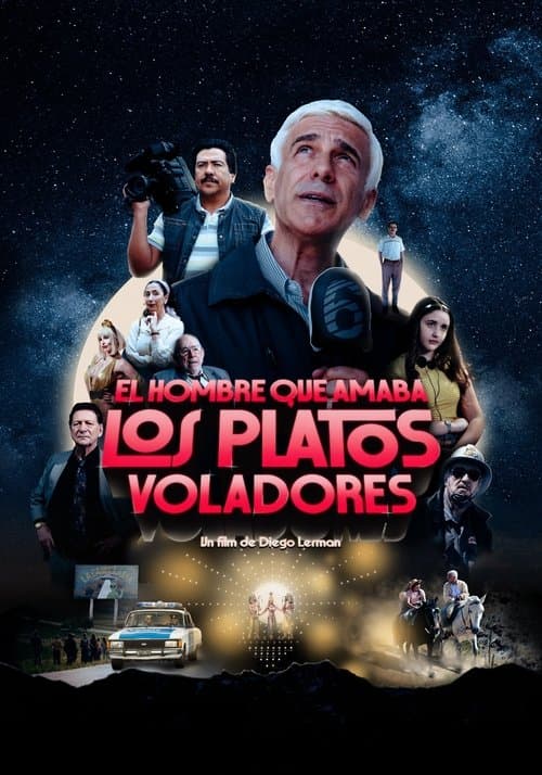 El hombre que amaba los platos voladoresのポスター