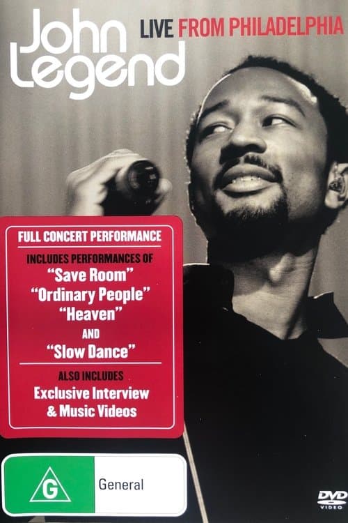 John Legend: Live from Philadelphiaのポスター
