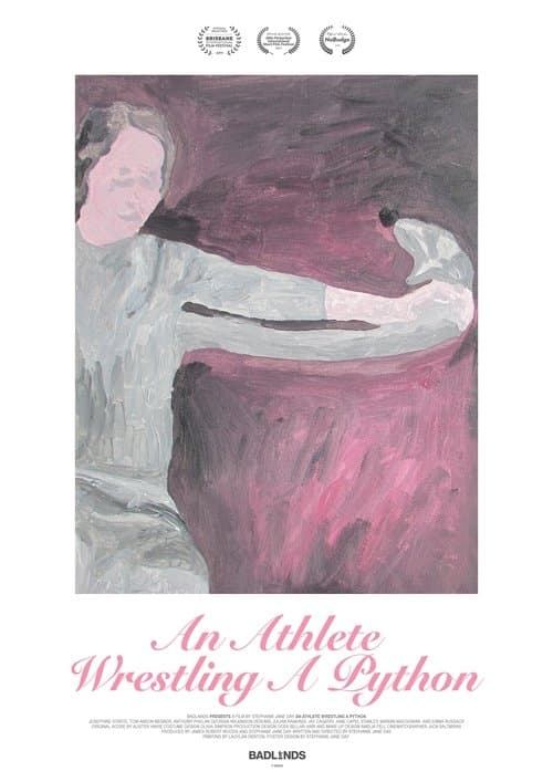An Athlete Wrestling A Pythonのポスター