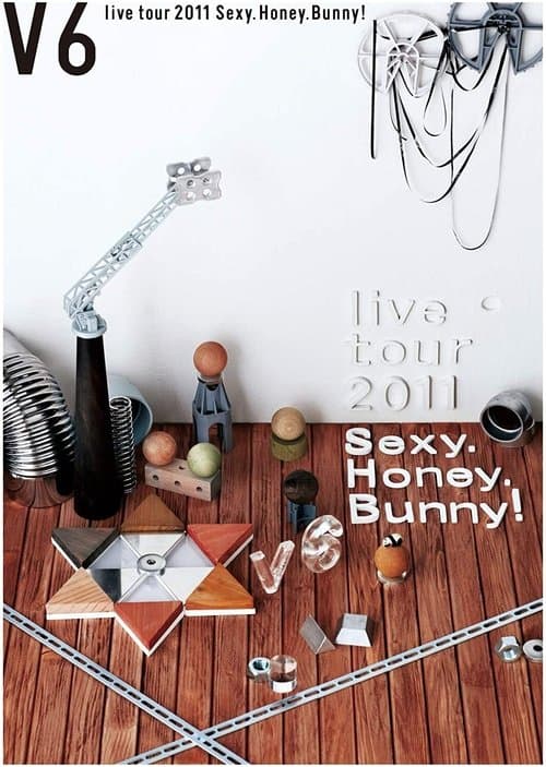 V6 live tour 2011 Sexy.Honey.Bunny!のポスター