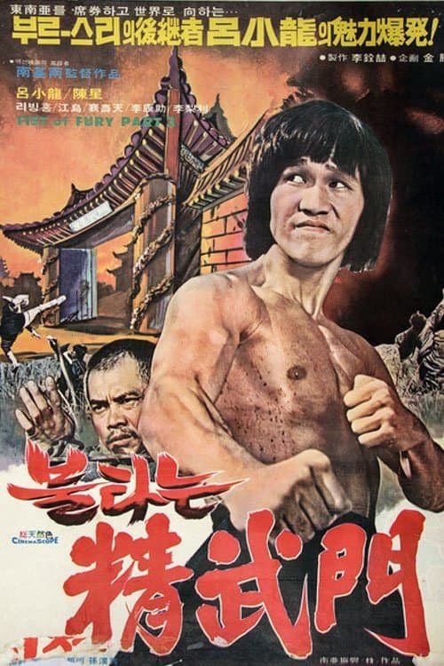 불타는 정무문のポスター