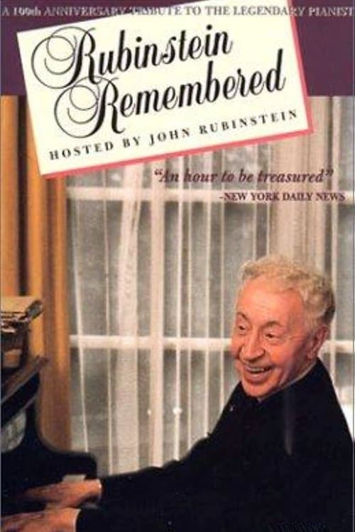 Rubinstein Rememberedのポスター