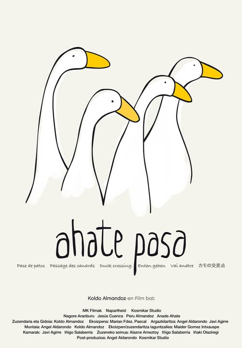 Ahate pasaのポスター
