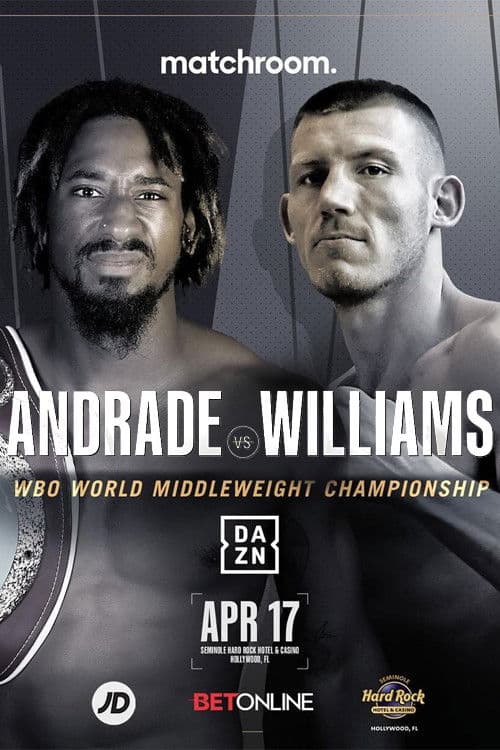 Demetrius Andrade vs. Liam Williamsのポスター