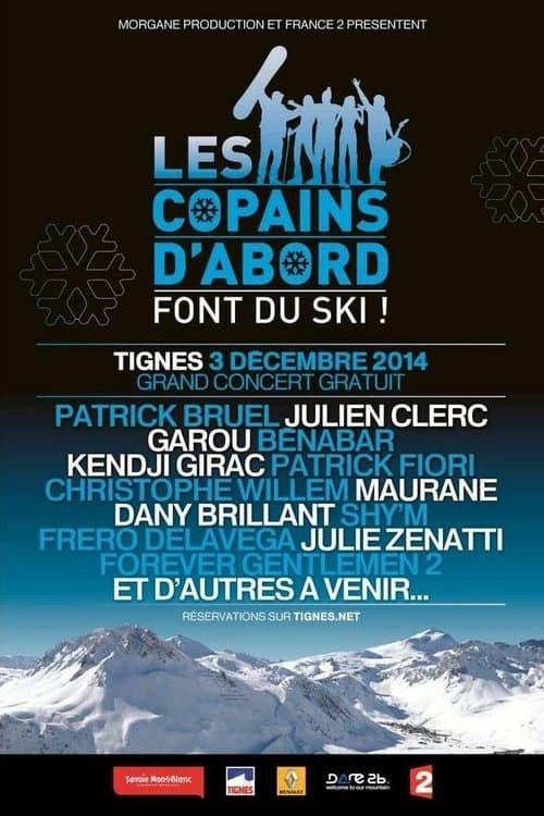 Les copains d'abord font du skiのポスター