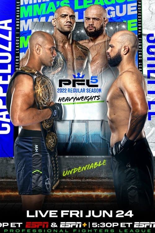 PFL 2022 #5: Regular Season - Scheffel vs. Cappelozzaのポスター
