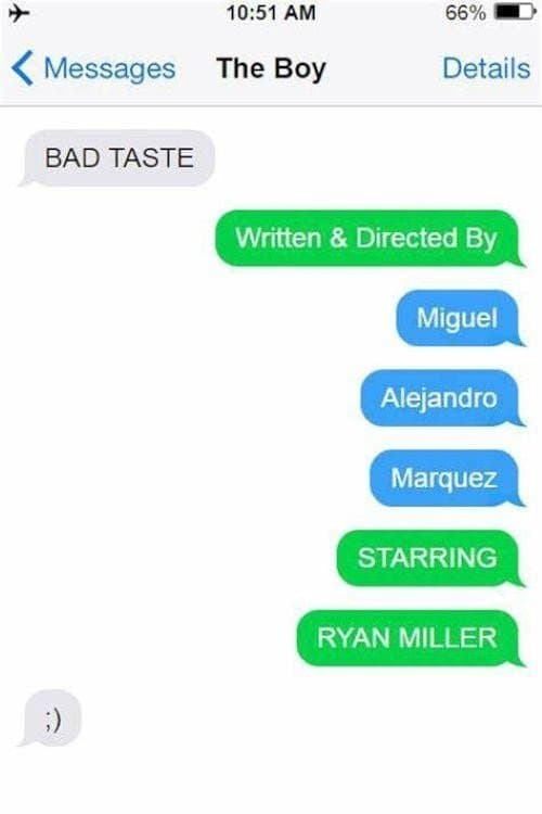 Bad Tasteのポスター