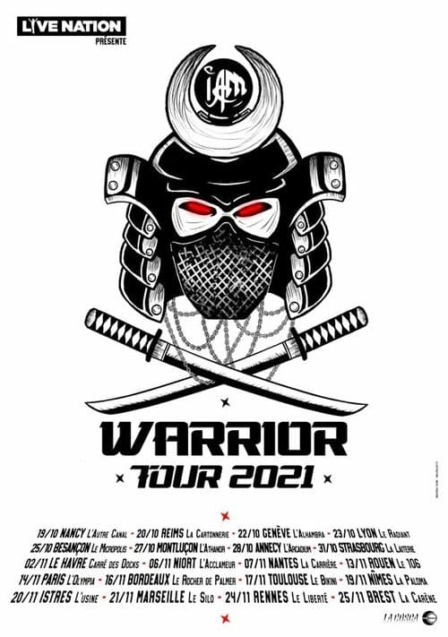 IAM - Warrior Tour 2021 - Live à l'Olympiaのポスター