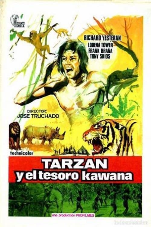 Tarzán y el tesoro Kawanaのポスター