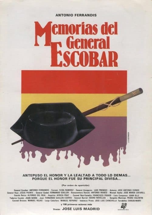 Memorias del general Escobarのポスター