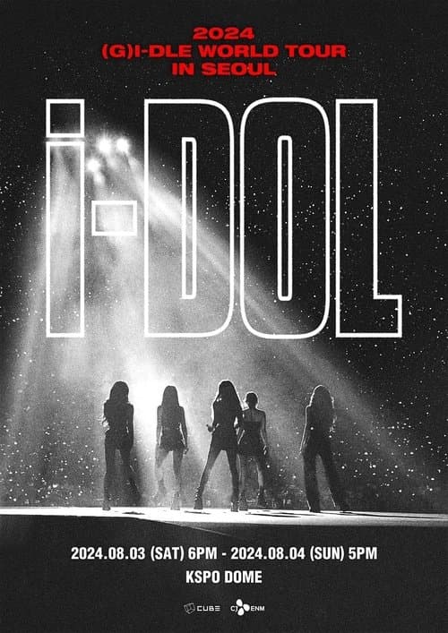 (G)I-DLE - 2024 (G)I-DLE WORLD TOUR [iDOL] IN SEOULのポスター
