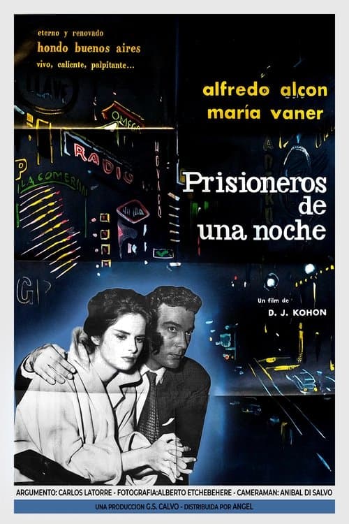 Prisioneros de una nocheのポスター