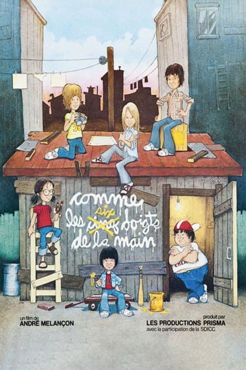 Comme les six doigts de la mainのポスター