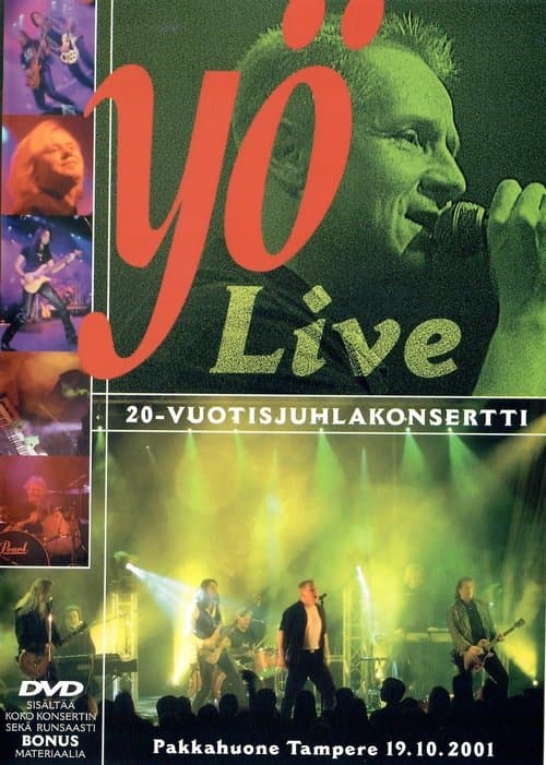 Yö Live – 20-vuotisjuhlakonserttiのポスター