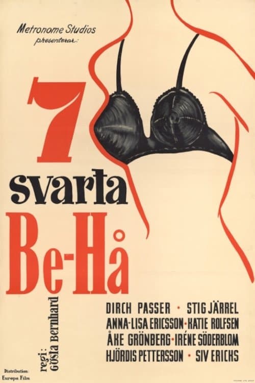 Sju svarta "Be-Hå"のポスター
