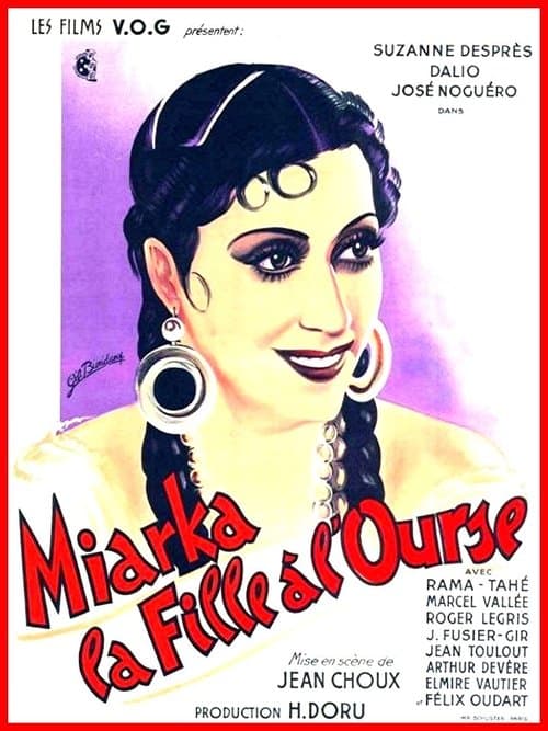 Miarka, la fille à l'ourseのポスター