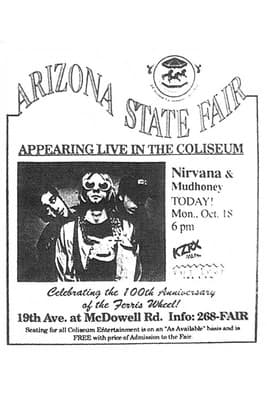 Nirvana: Veterans Memorial Coliseum Phoenix, Azのポスター