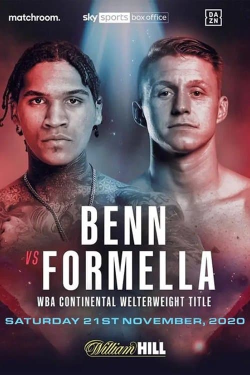 Conor Benn vs. Sebastian Formellaのポスター