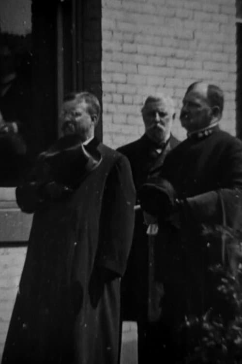President Roosevelt at the Canton Stationのポスター