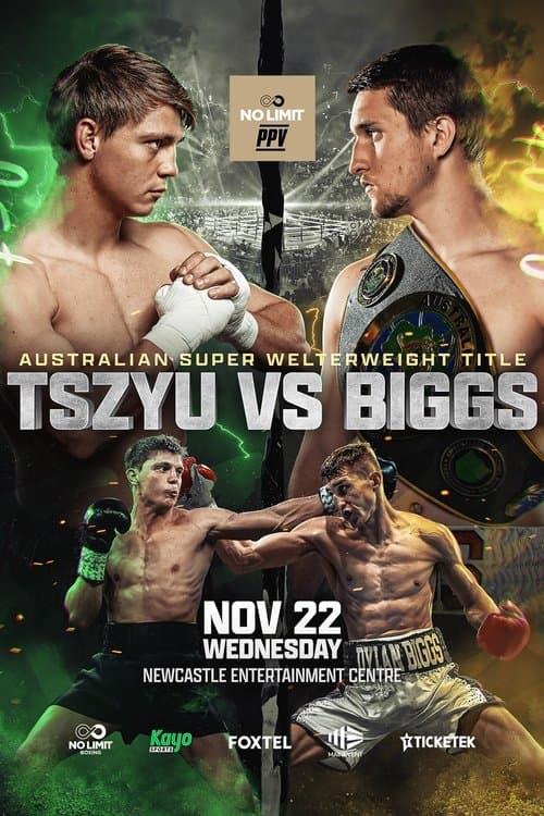 Nikita Tszyu vs. Dylan Biggsのポスター