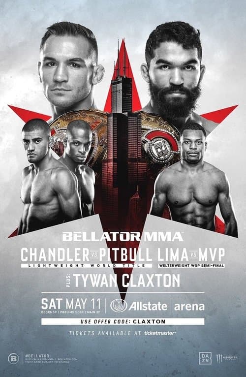 Bellator 221: Chandler vs. Pitbullのポスター