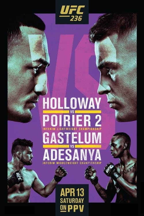 UFC 236: Holloway vs. Poirier 2のポスター
