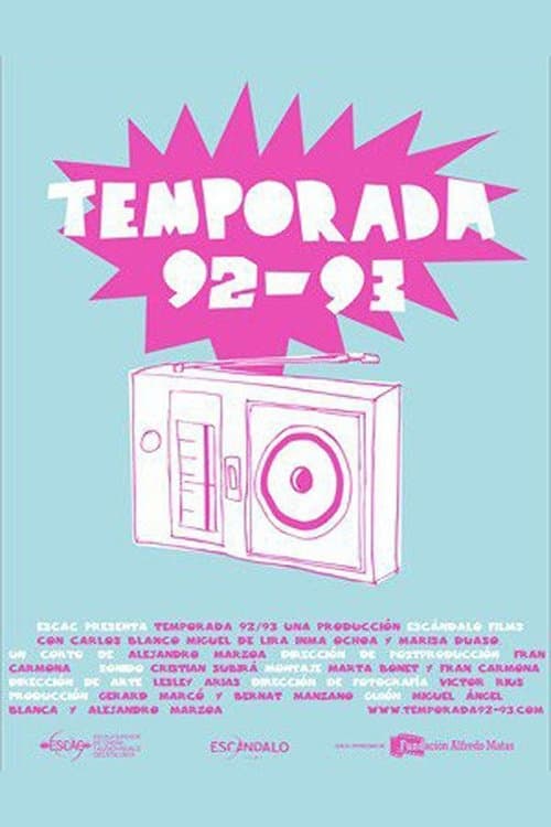 Temporada 92-93のポスター