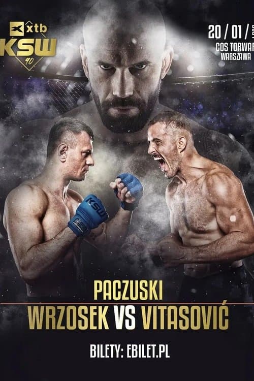 KSW 90: Wrzosek vs. Vitasovićのポスター