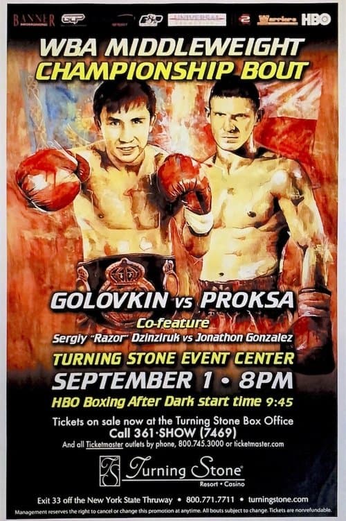 Gennady Golovkin vs. Grzegorz Proksaのポスター