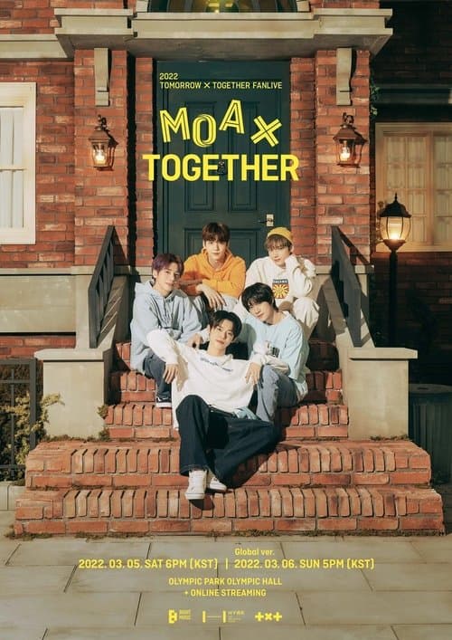 2022 TXT FANLIVE MOA X TOGETHERのポスター