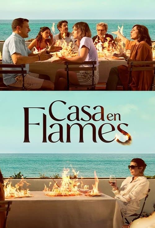 Casa en flamesのポスター