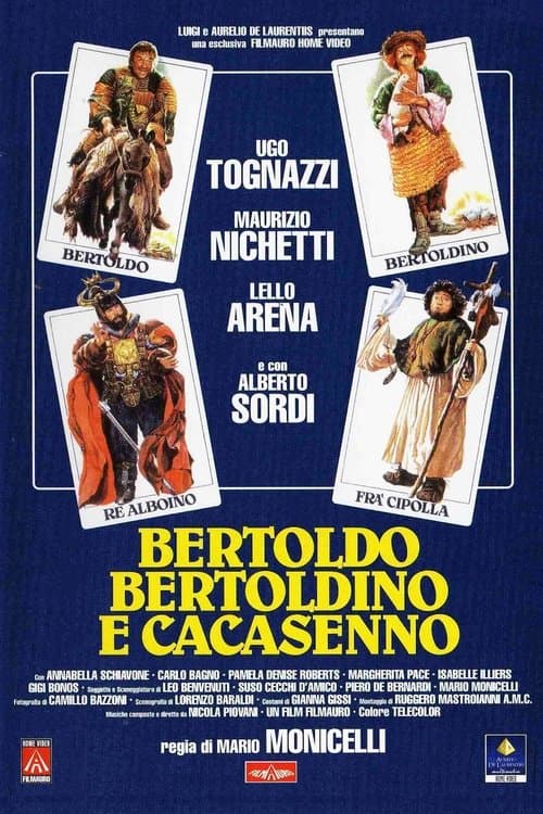 Bertoldo, Bertoldino e Cacasennoのポスター