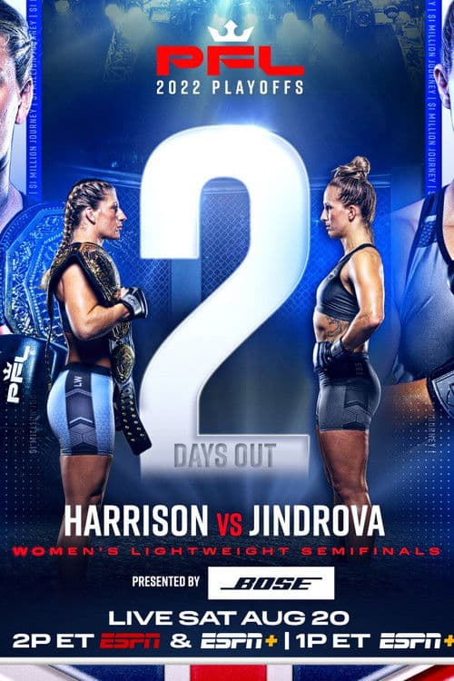 PFL 2022 #9: Playoffs - Harrison vs Jindrováのポスター