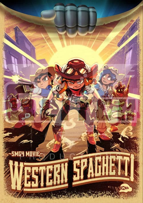 SMG4 Movie: WESTERN SPAGHETTIのポスター